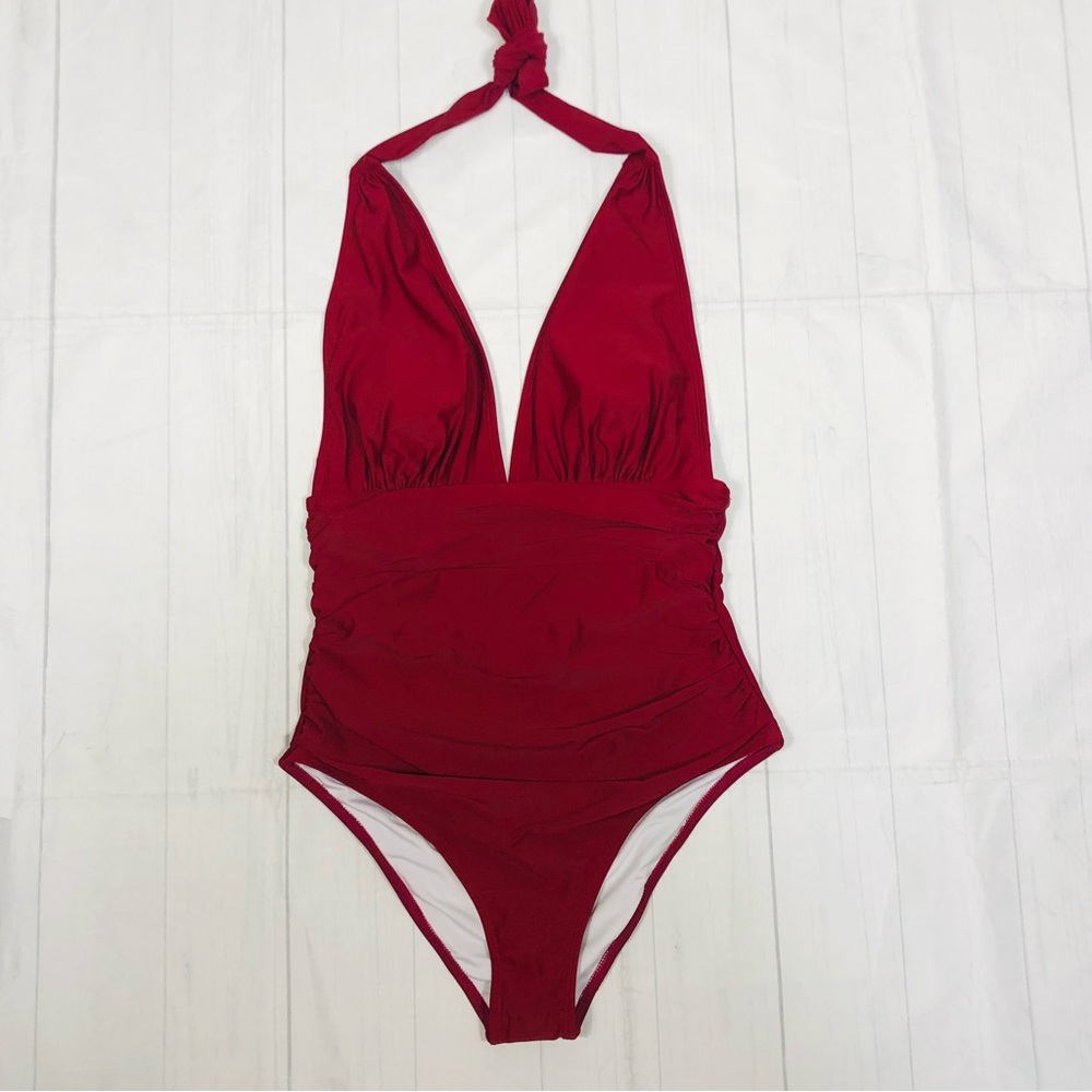 Cupshe Red One Piece Swimsuit